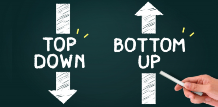 TOP DOWNとBOTTOM UP